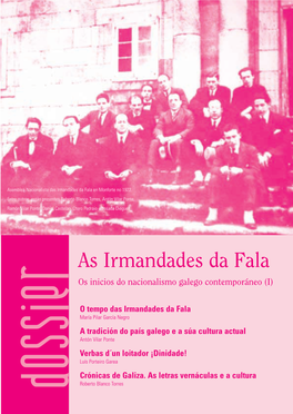 As Irmandades Da Fala En Monforte No 1922