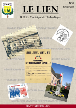 Bulletin Municipal De Plachy-Buyon