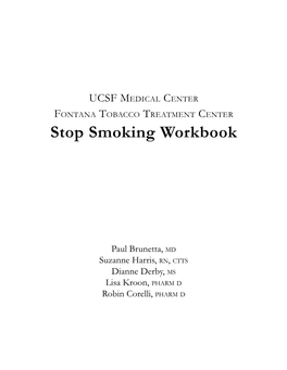 Stop Smoking Workbook