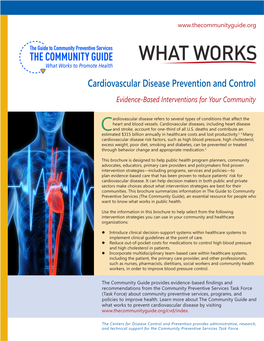What Works Fact Sheet: Cardiovascular Disease Prevention