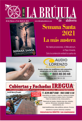 Semana Santa 2021 La Más Austera