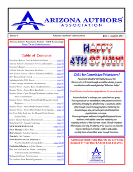 Table of Contents Newsletter Release Dates & Submission Rules ………