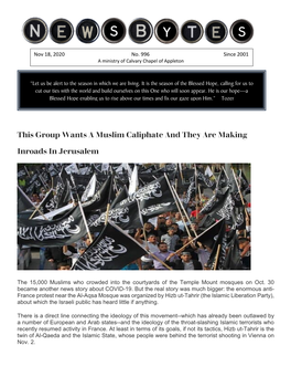 This Group Wants a Muslim Caliphate and They Are Making Inroads In