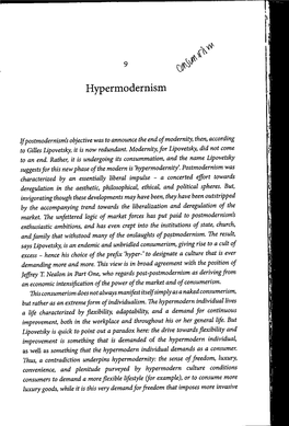 Hypermodernism