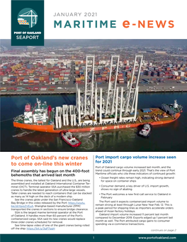 MARITIME E-NEWS