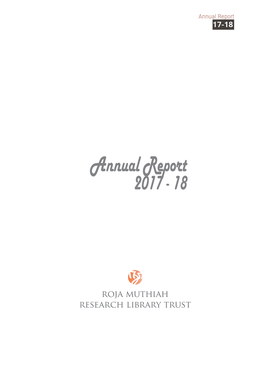 Annual Report 2017 - 18 17-18 17-18