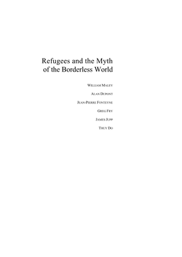 Refugees and the Myth of the Borderless World