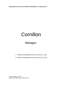 X Cornillon Alpha