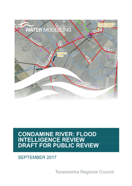 Condamine River: Flood Intelligence Review Draft for Public Review