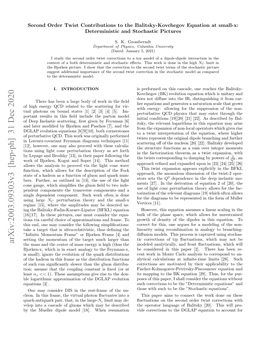 Second Order Twist Contributions to the Balitsky-Kovchegov Equation at Small-X: Deterministic and Stochastic Pictures