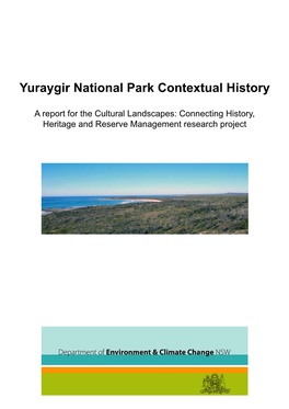 Yuraygir National Park Contextual History