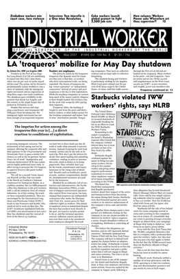 'Troqueros' Mobilize for May Day Shutdown