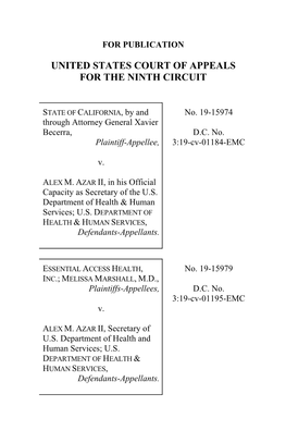 California V. Azar