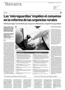 16 Navarra Diario De Navarra Sábado, 1 De Febrero De 2014 CONTACTE CON NOSOTROS Teléfono 948236050 Email Redaccion@Diariodenavarra.Es