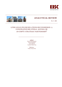 Analytical Review