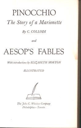 Pinocchio Aesop's Fables