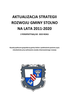 Aktualizacja Strategii Rozwoju Gminy Stolno Na Lata 2011-2020