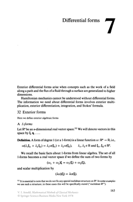 Differential Forms 7