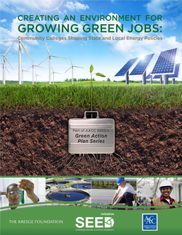 Creating an Environment for Growing Green Jobs