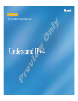 Understand Ipv4