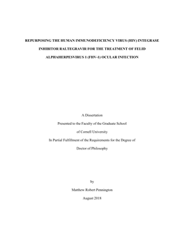 Repurposing the Human Immunodeficiency Virus (Hiv) Integrase