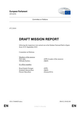 En En Draft Mission Report