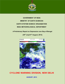 Cyclone Warning Division, New Delhi