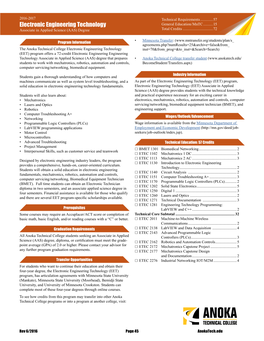 Electronic Engineering Technology General Education/Mntc