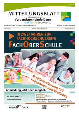 Ausgabe 11/2021 Daun - 2 - Ausgabe 11/2021