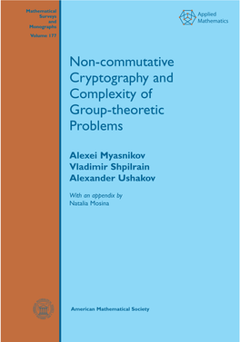 Non-Commutative Cryptography and Complexity of Group-Theoretic Problems