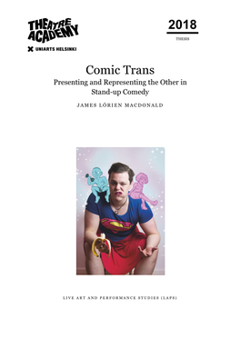 Comic Trans Presenting and Representing the Other in Stand-Up Comedy