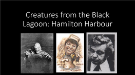 Creatures from the Black Lagoon: Hamilton Harbour Urban Political Ecology