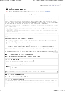 Masteringphysics: Assignmen