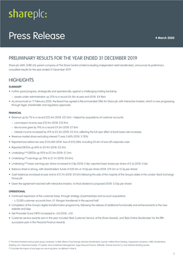 Preliminary Results 2019 V3.Indd