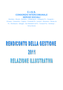 Relazione Rendiconto 2011 Prima Parte