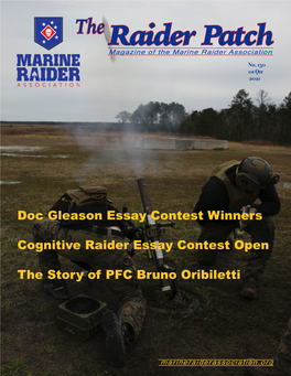 Raider Patch Magazine of the Marine Raider Association No