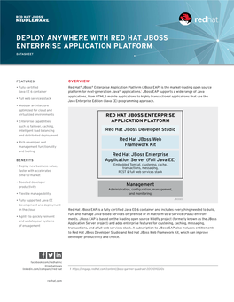 Deploy Anywhere with Red Hat Jboss Enterprise Application Platform