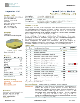 United Spirits Limited