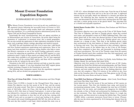 Mount Everest Foundation Reports