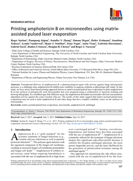 Assisted Pulsed Laser Evaporation Roger Sachan1, Panupong Jaipan2, Jennifer Y