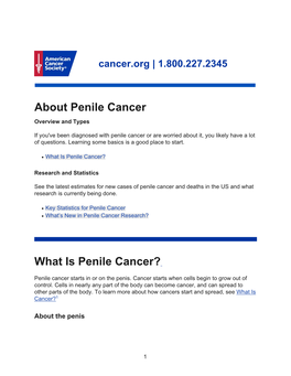 What Is Penile Cancer?