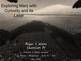 Mars Science Laboratory XXX XX XXXX