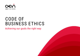 Code of Business Ethics