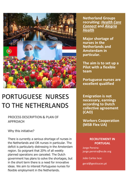 Portuguese Nurses to the Netherlands