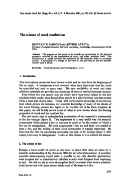 The Science of Wood Combustion