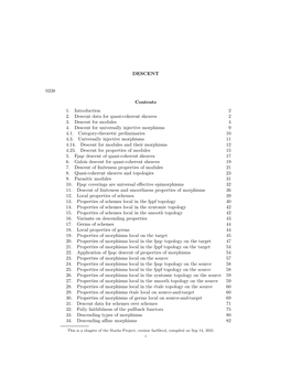 6. Galois Descent for Quasi-Coherent Sheaves 19 7