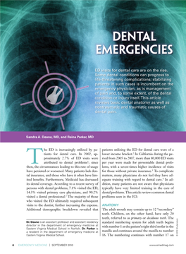 Dental Emergencies