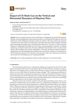 Impact of US Shale Gas on the Vertical and Horizontal Dynamics of Ethylene Price