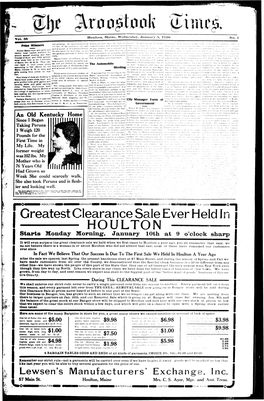 The Aroostook Times, January 5, 1916