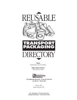 Reusable Transport Packaging Directory